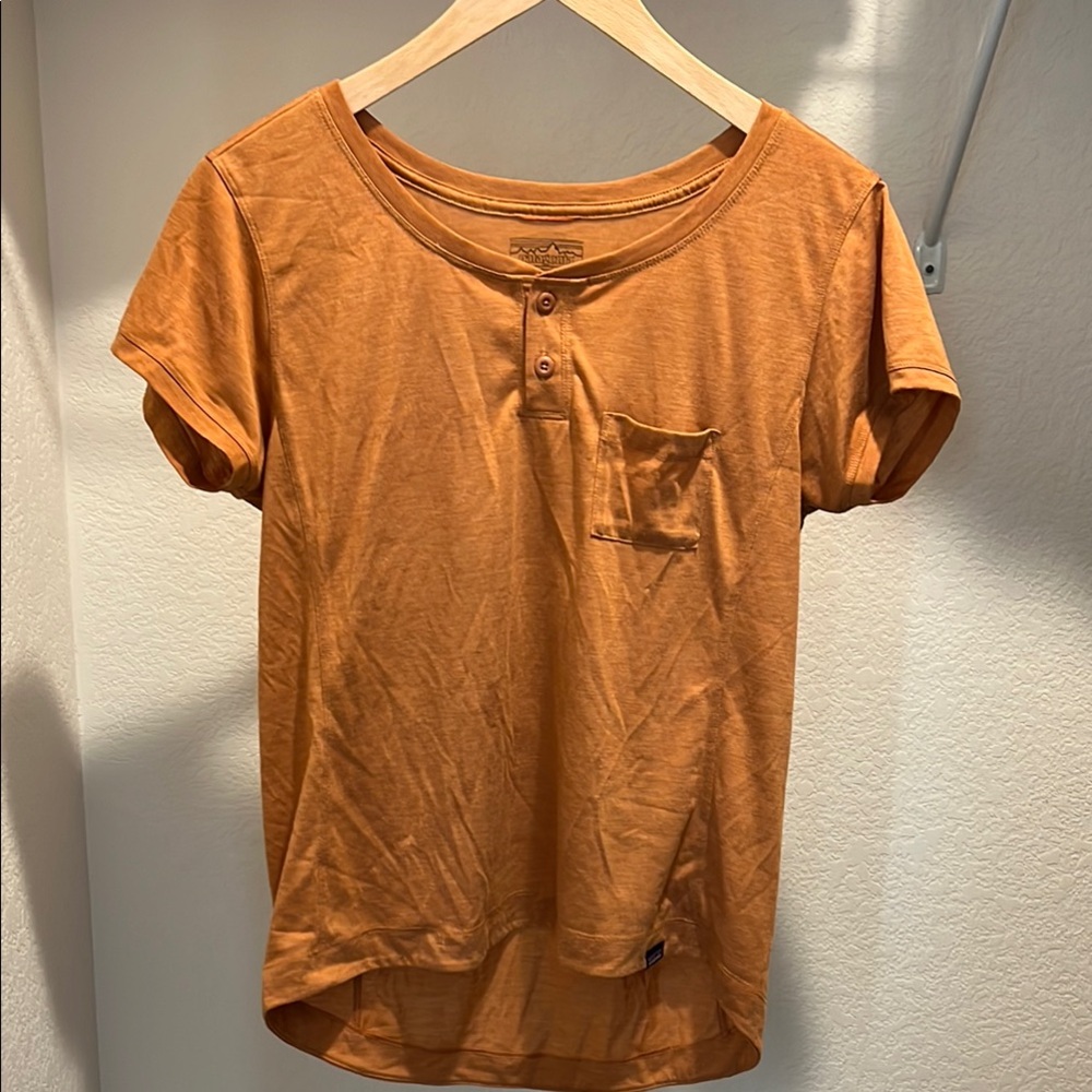 Patagonia Burnt Orange Capilene Shirt